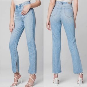 Blank NYC JEANS button fly Cooper jeans size 33 long slim straight blanknyc